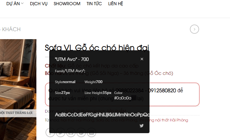 Cách check font mới trên 1 web khác