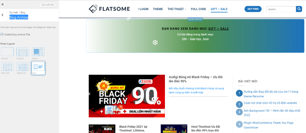 Custom category Flatsome bằng Css cho chuyên mục đẹp mắt