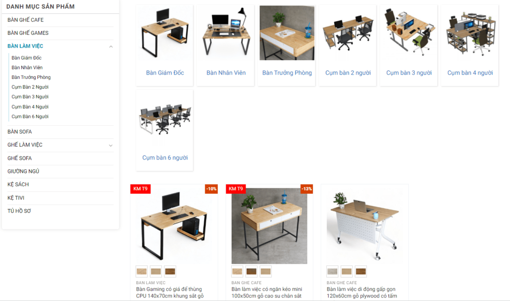 Hiện thị danh mục con có hình ảnh khi vào danh mục sản phẩm wordpress