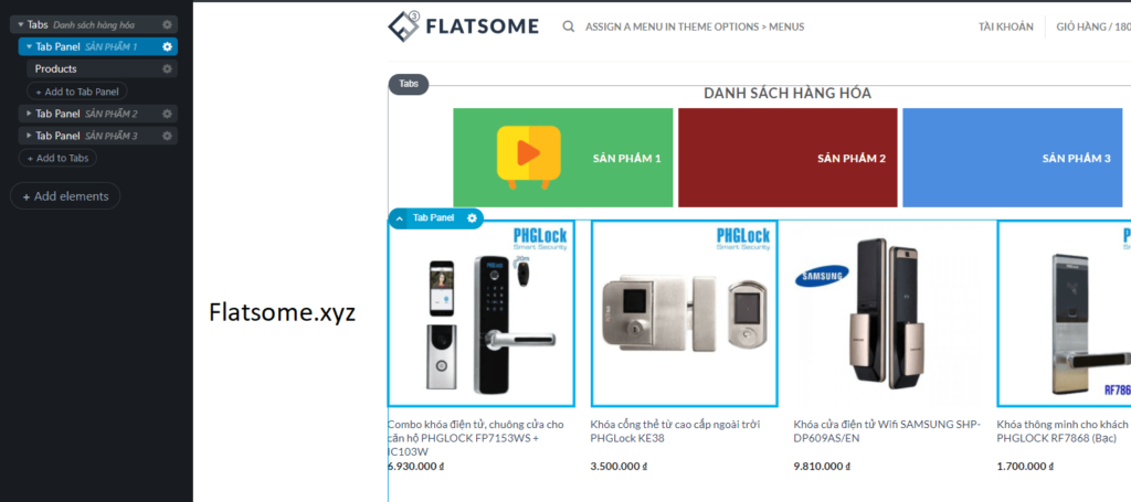 Cách thêm hình cho tab trong flatsome