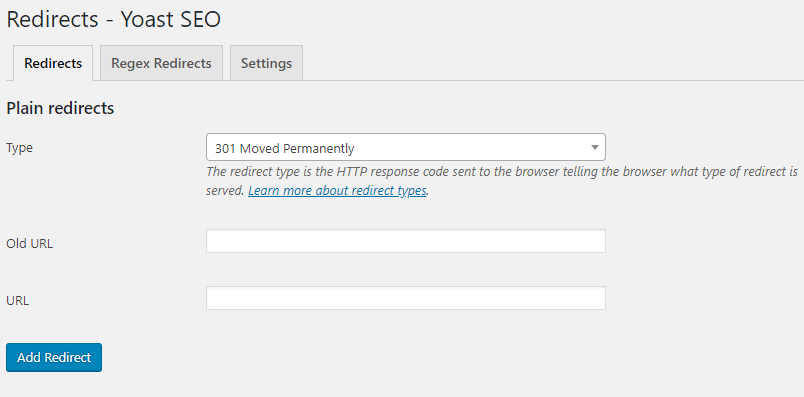 Tính năng Redirect của Yoast SEO Premium