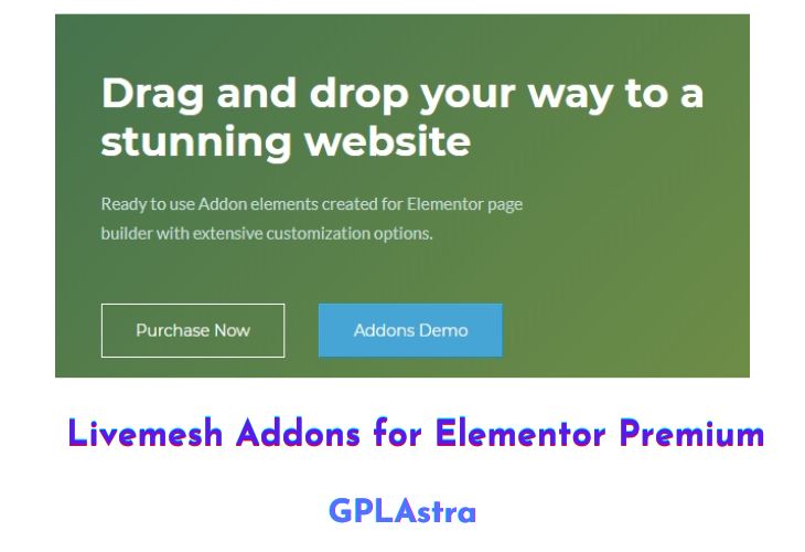 Livemesh Addons for Elementor Premium Free Download