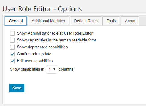 quyền người dùng WordPress
