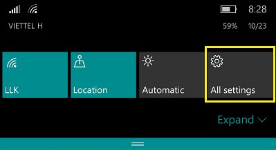 Tinh nang rung khi nhan cuoc goi