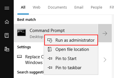Mở CMD quyền admin