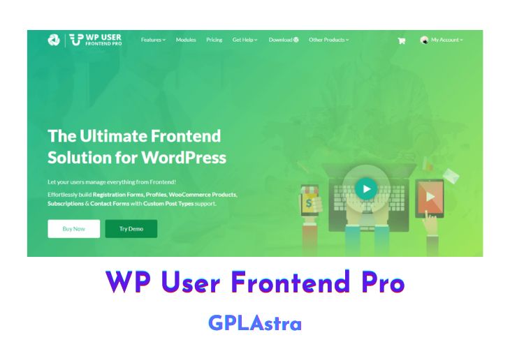 WP User Frontend Pro Free Download