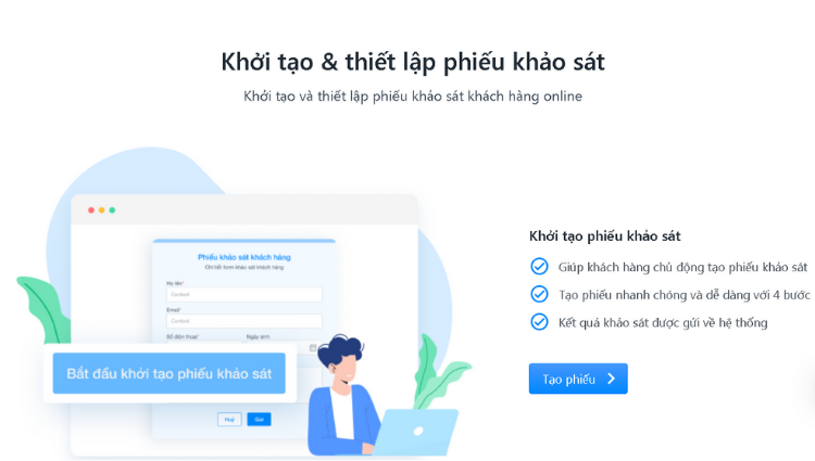 Ứng dụng biểu mẫu khảo sát