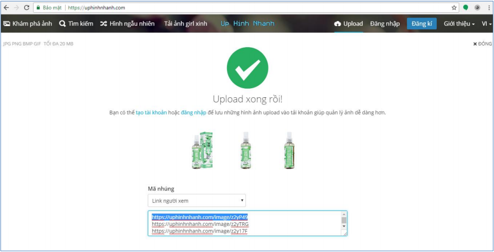 4-5 Hướng dẫn up hình ảnh khi đăng ký bán hàng trên Tiki