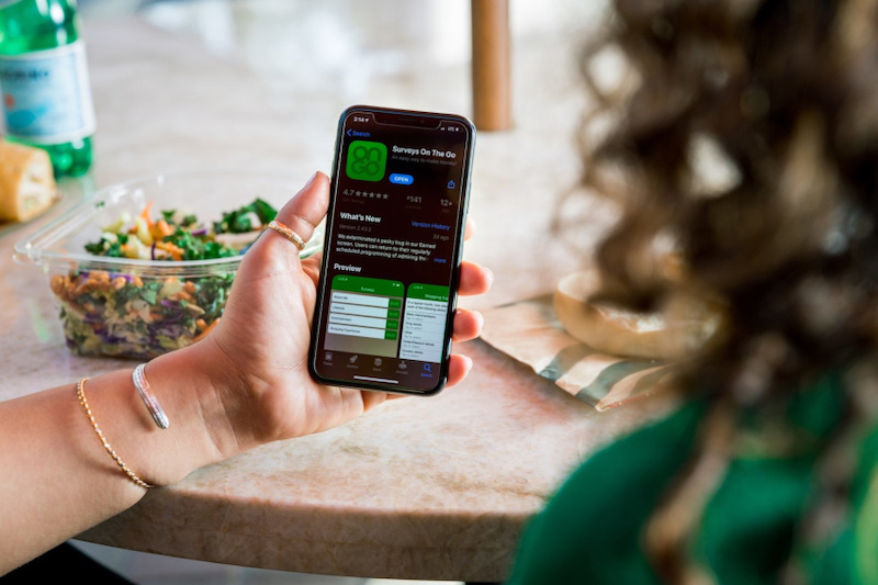 App kiếm tiền nước ngoài Surveys On The Go