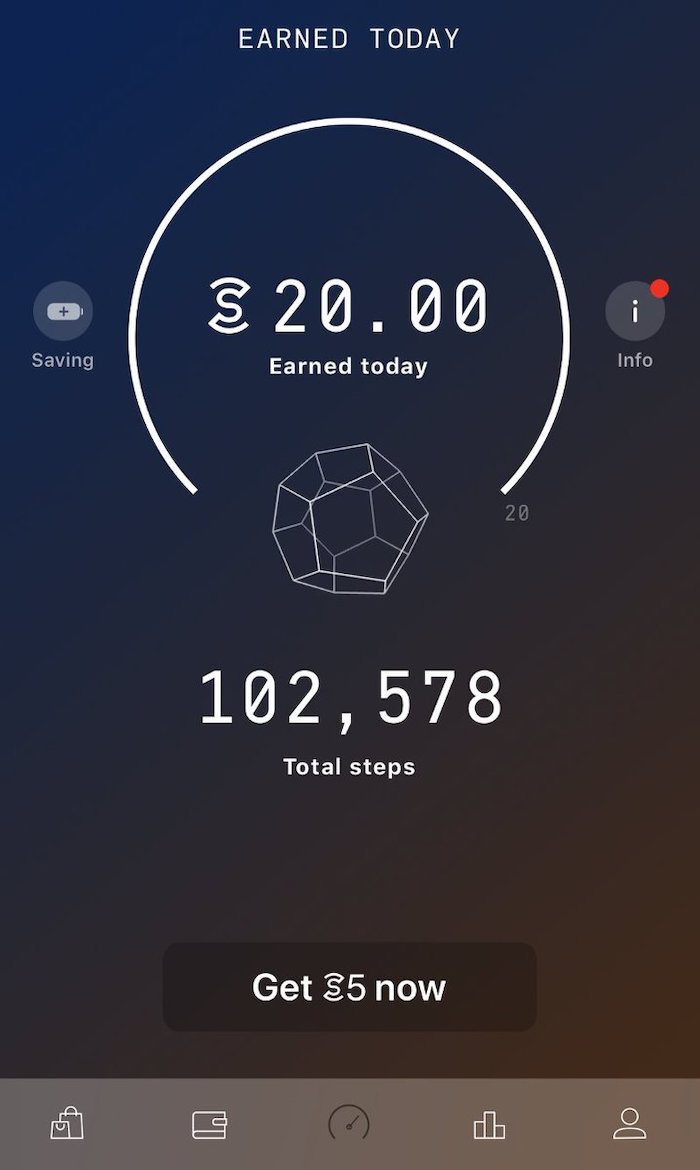 App kiếm tiền Sweatcoin