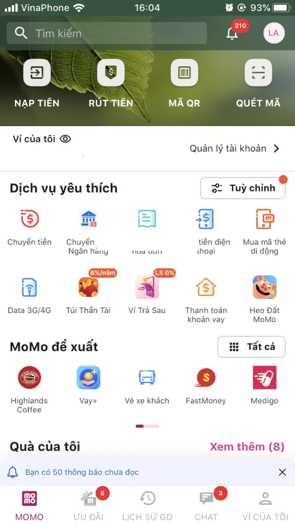 App kiếm tiền online ví Momo