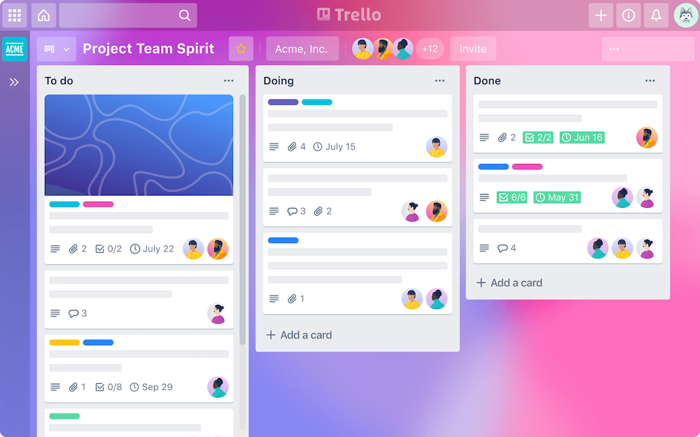 App quản lý Trello