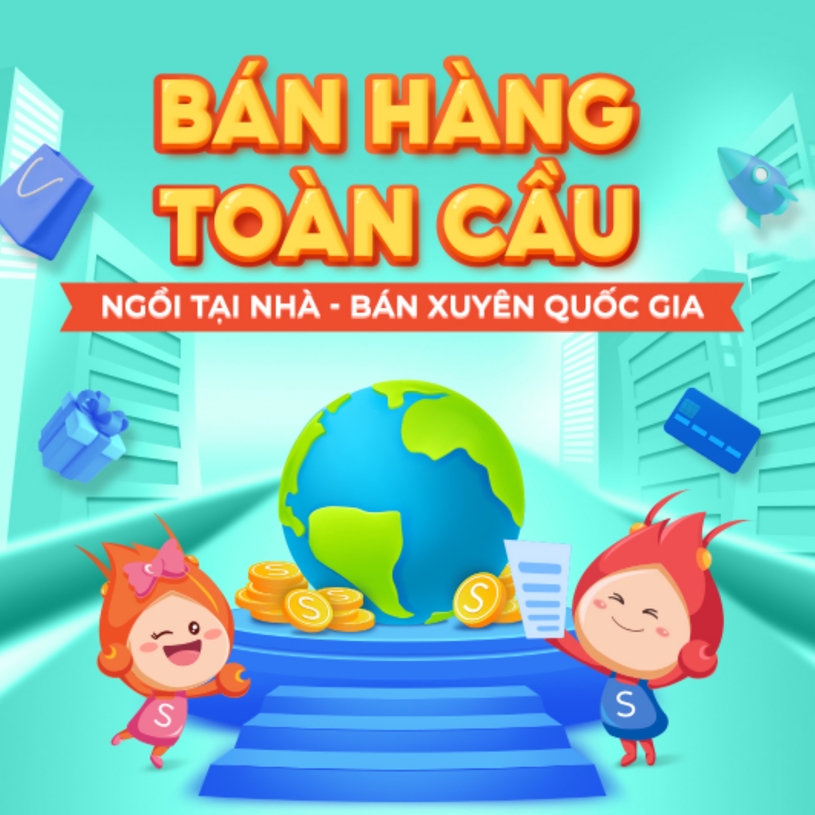 câu hỏi về bán hàng quốc tế trên shopee