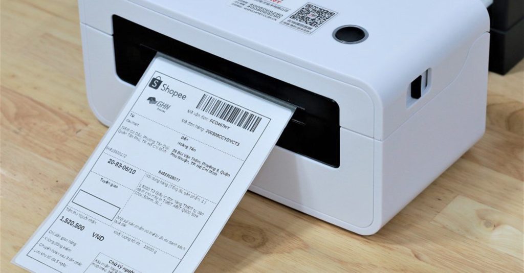 bán hàng trên shopee có cần máy in không