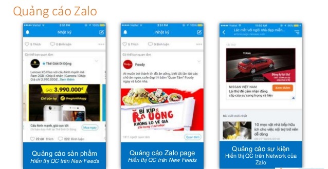 Quảng cáo giúp bán hàng trên Zalo hiệu quả