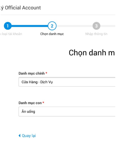 cách tạo tài khoản zalo page