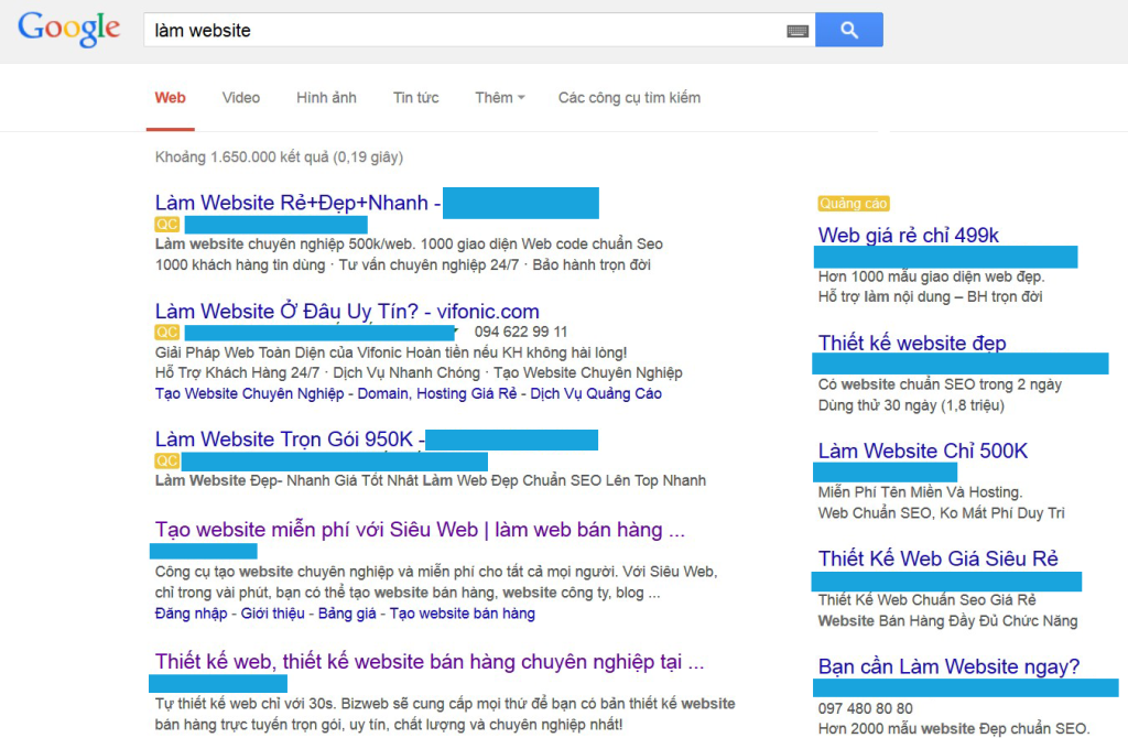 lựa chọn đơn vị thiết kế website
