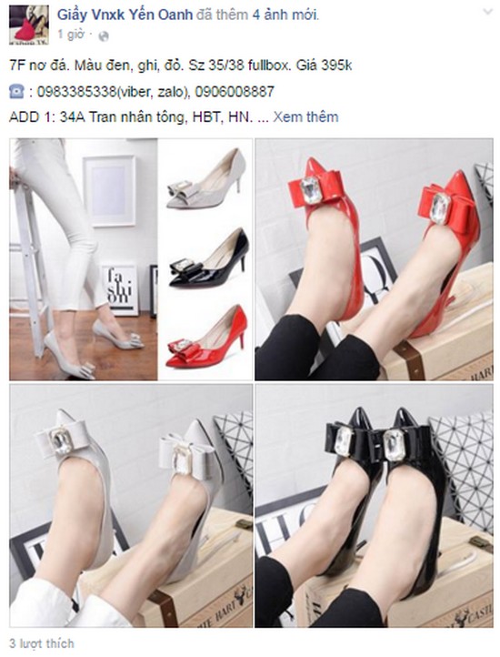 kinh doanh giày dép online