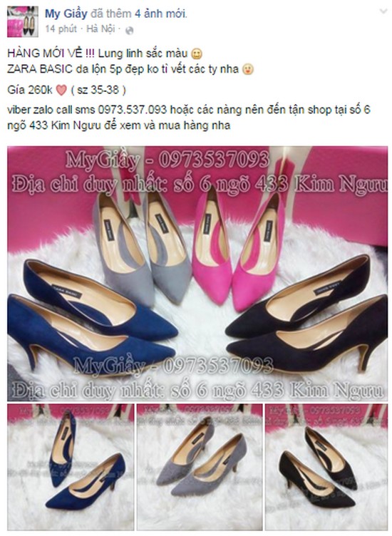 kinh doanh giày dép online