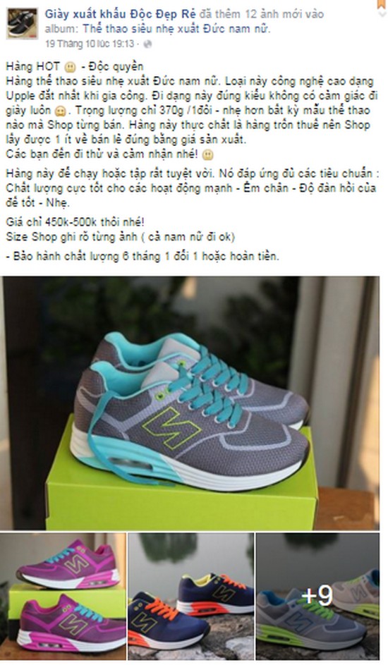 kinh doanh giày dép online