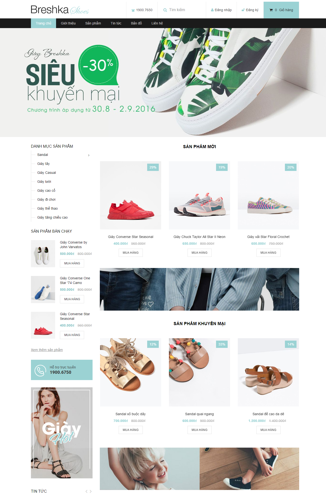 6 Theme Bizweb Responsive đẹp nhất dành tặng khách hàng tháng 7/2016