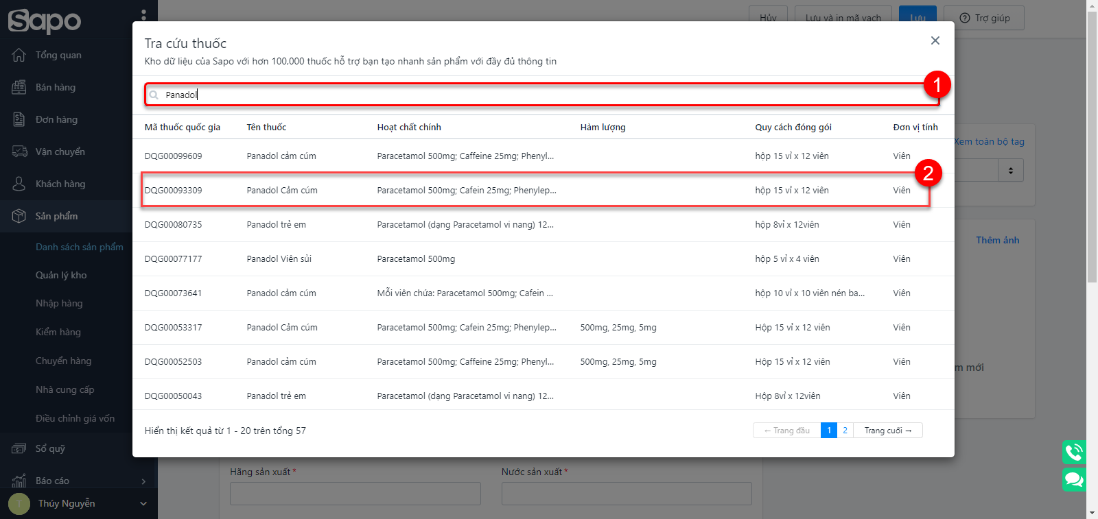 tra cứu thông tin thuốc