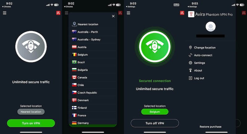 Avira Phantom VPN