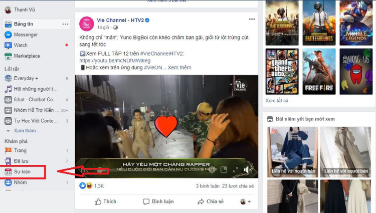 cách tạo sự kiện facebook