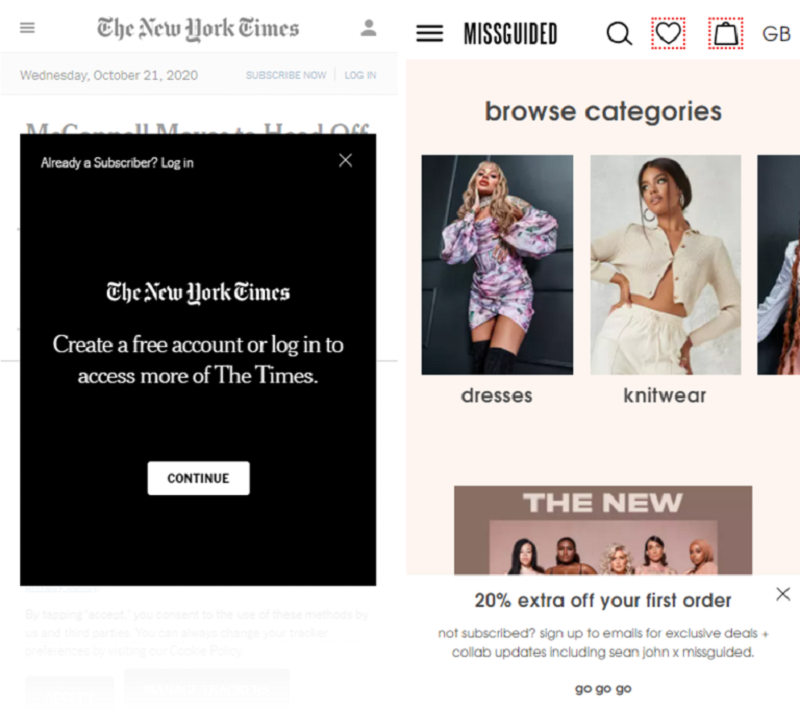 Quảng cáo xen kẽ không nên cản trở nội dung quan trọng