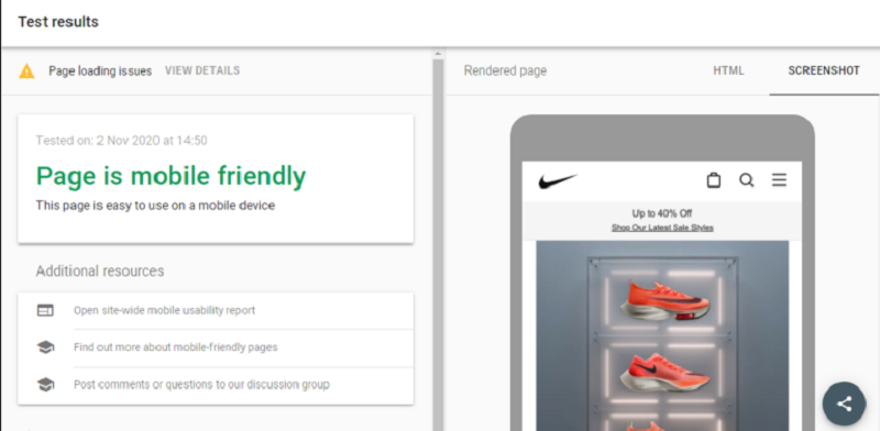 đánh giá khả năng sử dụng trang web trên mobile