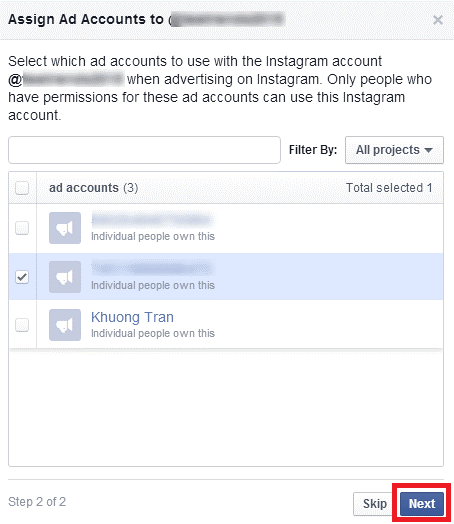 cach-chay-quang-cao-instagram-4 Cách tạo quảng cáo instagram qua trình quản lý Faccebook