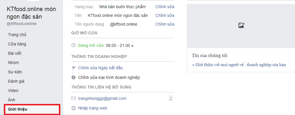 đổi tên fanpage