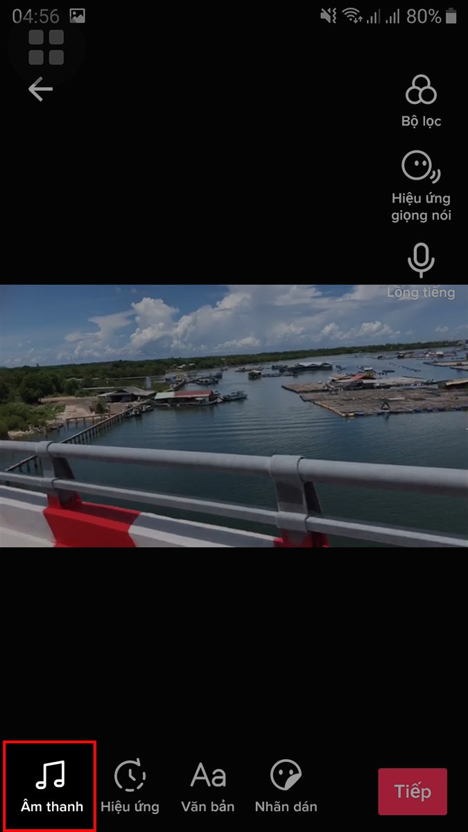 cách ghép nhạc tik tok