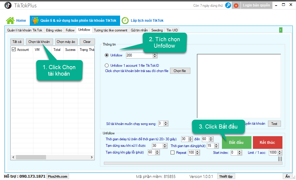 cách hủy follow trên tiktok