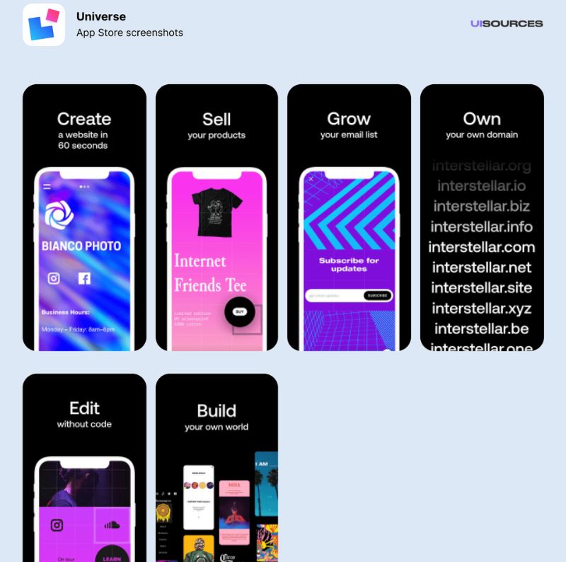 Lập website bán hàng trên điện thoại với Universe