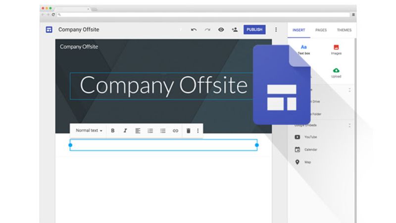 Tìm hiểu lợi ích lập web trên Google Sites