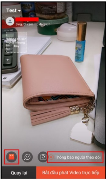 cách livestream trên shopee