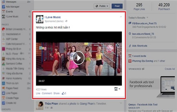 Sử dụng video và danh sách video