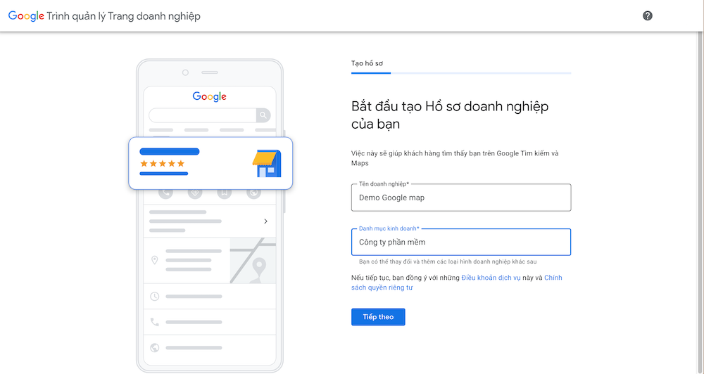 cách tạo Google map
