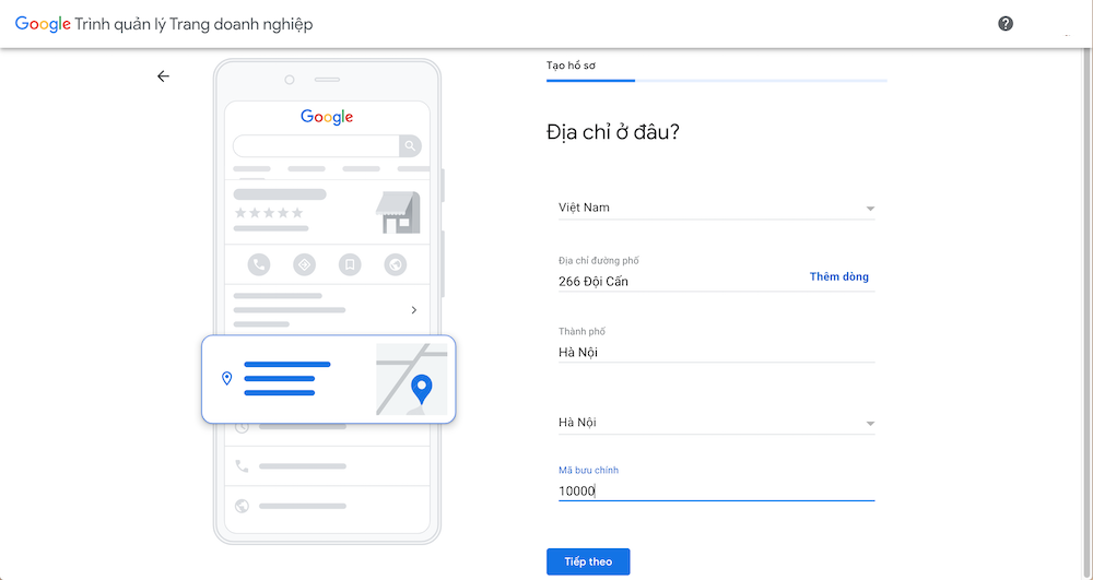 cách tạo Google map