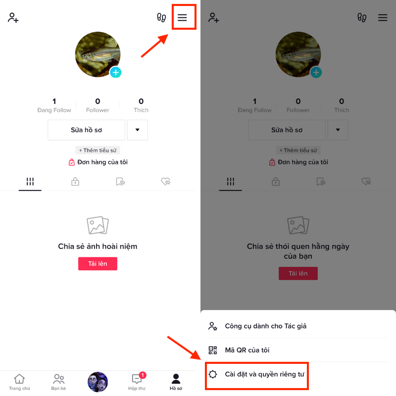 Cách gắn link bio trên TikTok