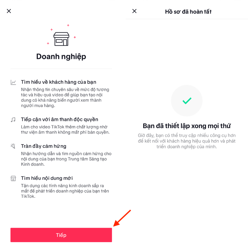 Cách gắn link bio trên TikTok