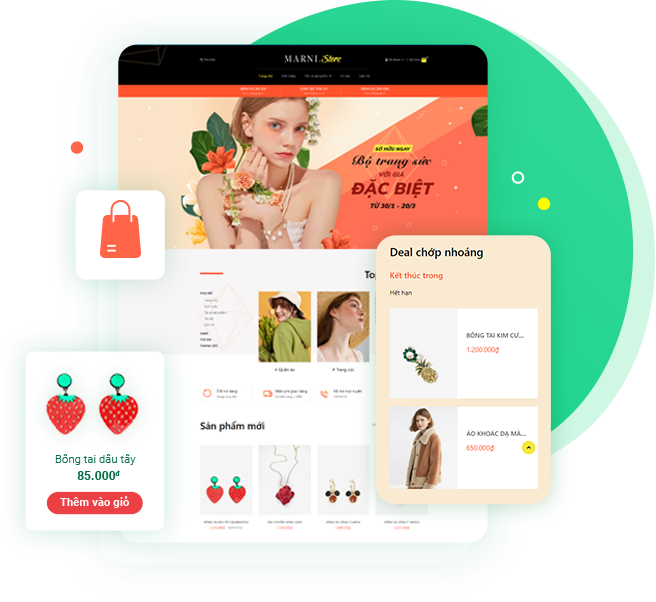 cách tạo website bán hàng sapo web