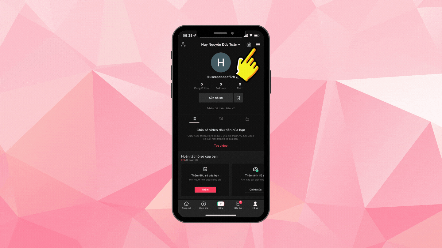 cach-xoa-nick-tik-tok-2 Hướng dẫn xoá tài khoản tiktok