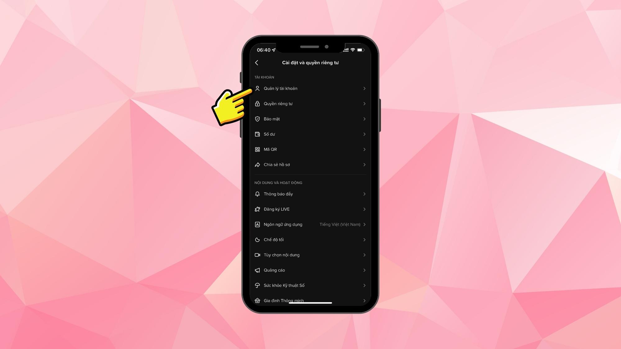 cach-xoa-nick-tik-tok-3 Hướng dẫn xoá tài khoản tiktok