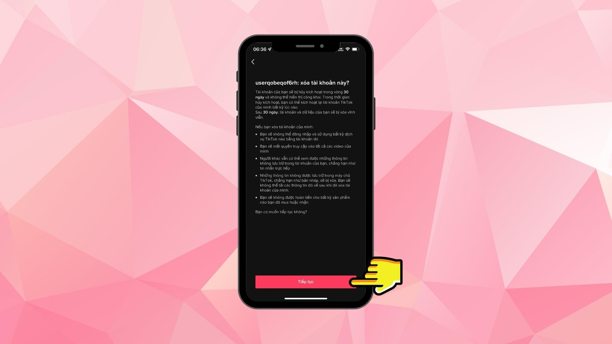 cach-xoa-nick-tik-tok-7 Hướng dẫn xoá tài khoản tiktok