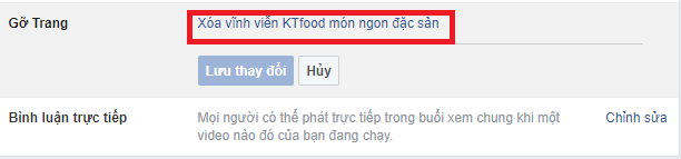 cách xóa Fanpage Facebook nhanh chóng trên PC