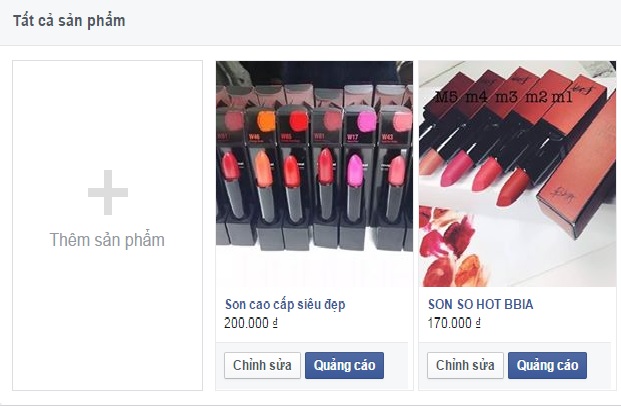 cài đặt cửa hàng trên fanpage 12