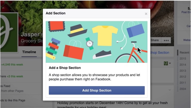 cài đặt cửa hàng trên fanpage 7