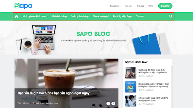 Một trang web nên có bao nhiêu category?